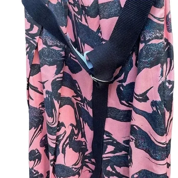 adolfo dominguez pink dress Adolfo Dominguez Pink Sleeveless Abstract Dress